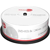 MediaCom IT-Distribution GmbH Primeon DVD + R De Doble Capa De 8-5 GB - 240 Min - 8X Tarrina (25 Discos) De Plata…